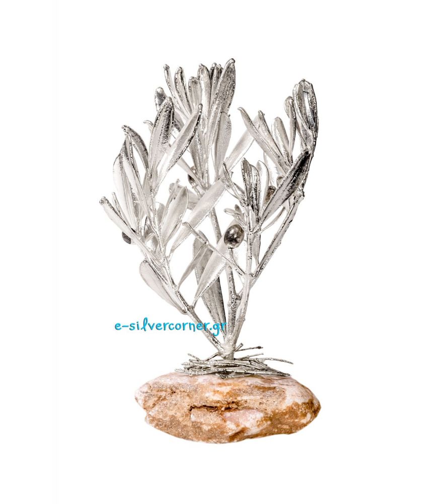 Olive Branch with Silver 