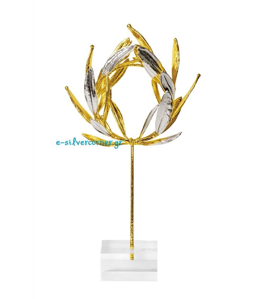 Gold and Silver Wreath from Olive Branch