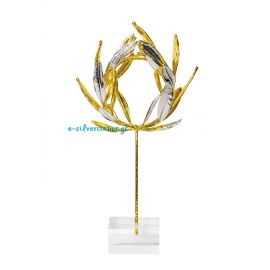 Gold and Silver Wreath from Olive Branch