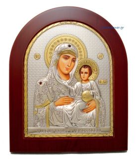 Holy Virgin Mary of Jerusalem (Gold Decoration)