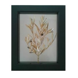 Picture Frame with Real Olive Branch