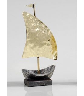 Sailboat with Hammered Sail - Large