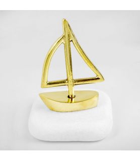 Sailboat with Mast on Marble