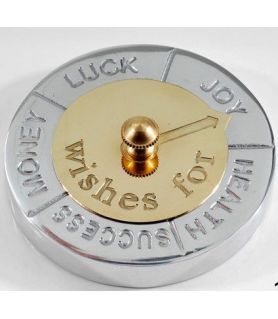 Wishes Roulette Paperweight in English