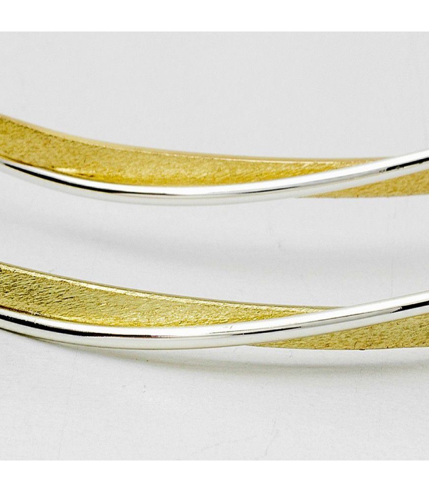 Handmade Silver-Plated gilded with 24k Gold EUDOXIA