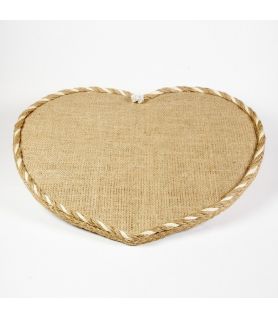 Wooden Tray CANVAS HEART