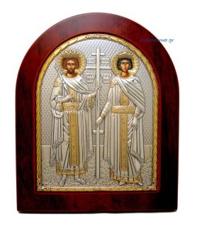 St. Constantine & Helen (Gold Decoration)