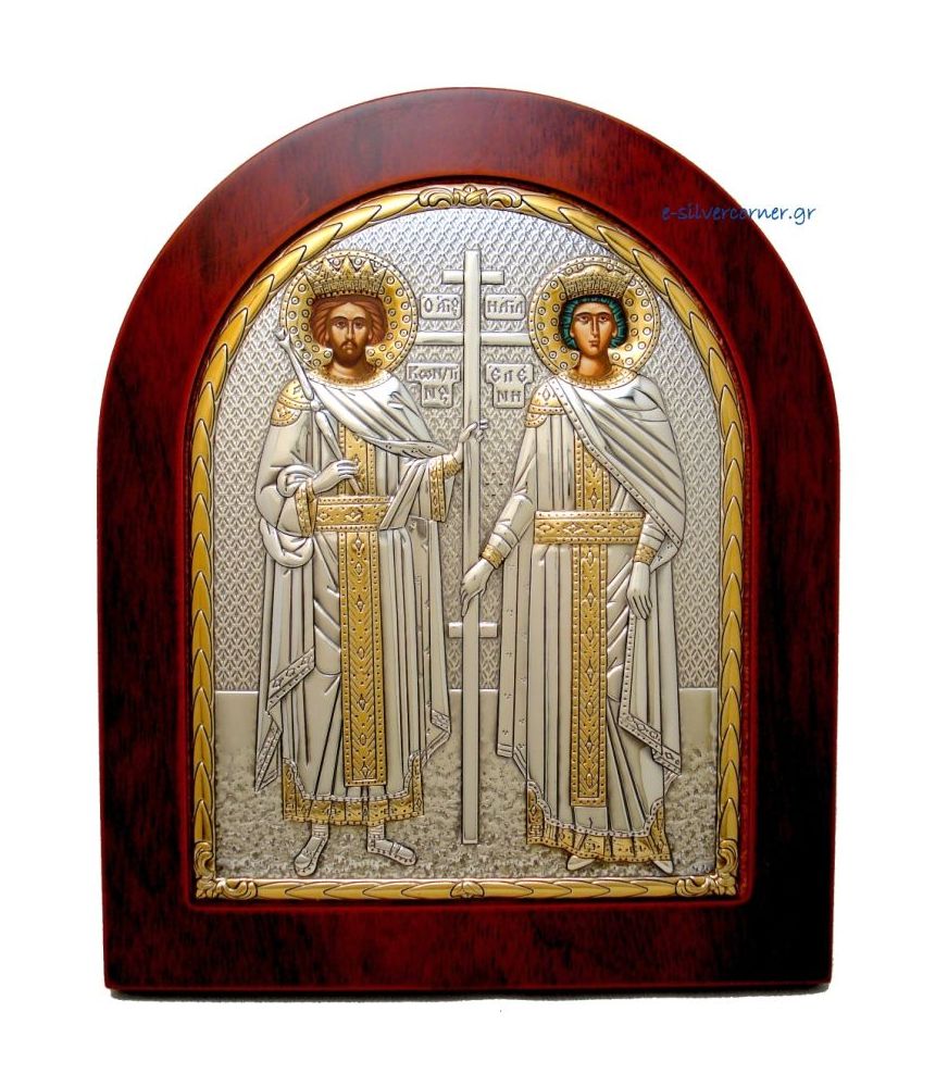St. Constantine & Helen (Gold Decoration)
