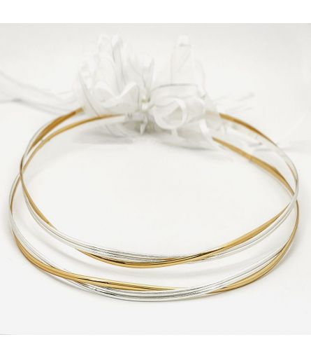 Handmade Silver & Gold Plated Wedding Crowns Olina