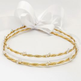 Handmade Gold Plated Wedding Crowns Pandora