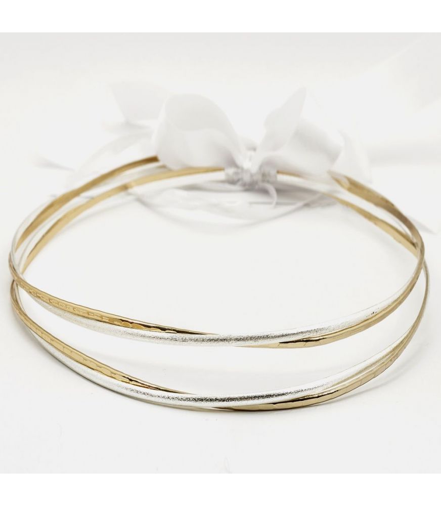 Handmade Gold Plated Wedding Crowns PHILOMELA Handmade Gold Plated Wedding Crowns PHILOMELA
