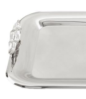 Stainless Steel Tray 18/10 SILVER LEAF