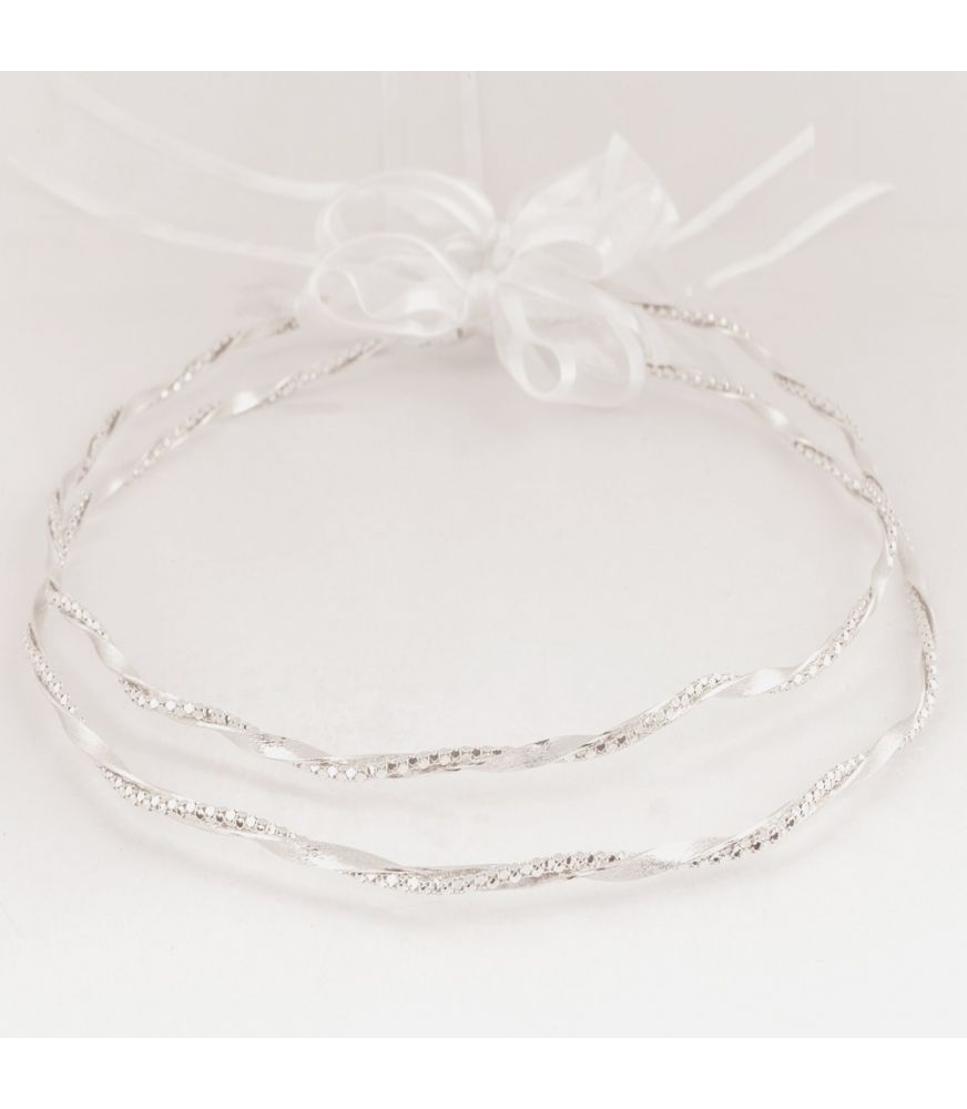 Silver Wedding Crowns LAMPSI