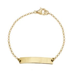 Gold Baby Name Bracelet