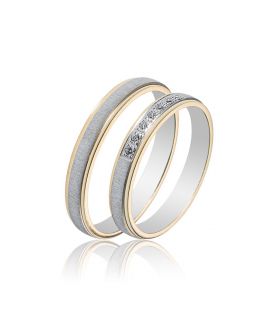 14K Two-Tone Wedding Ring...