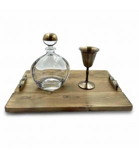 Σετ Γάμου - Κουμπάρου OLIVE WOOD ELEGANCE BRONZE
