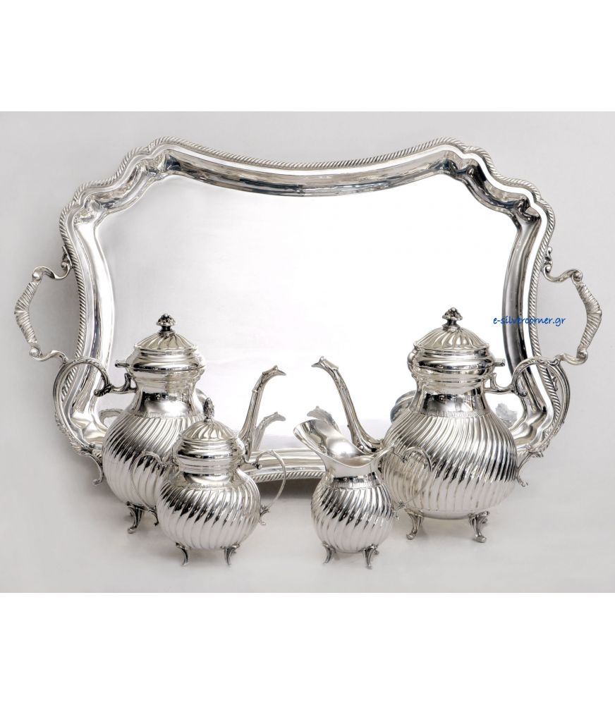 Sterling Silver Tea Set (4 pieces)
