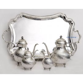 Sterling Silver Tea Set (4 pieces)