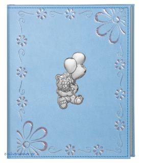 Ciel Leather Photo Album with Daisies and Balloons