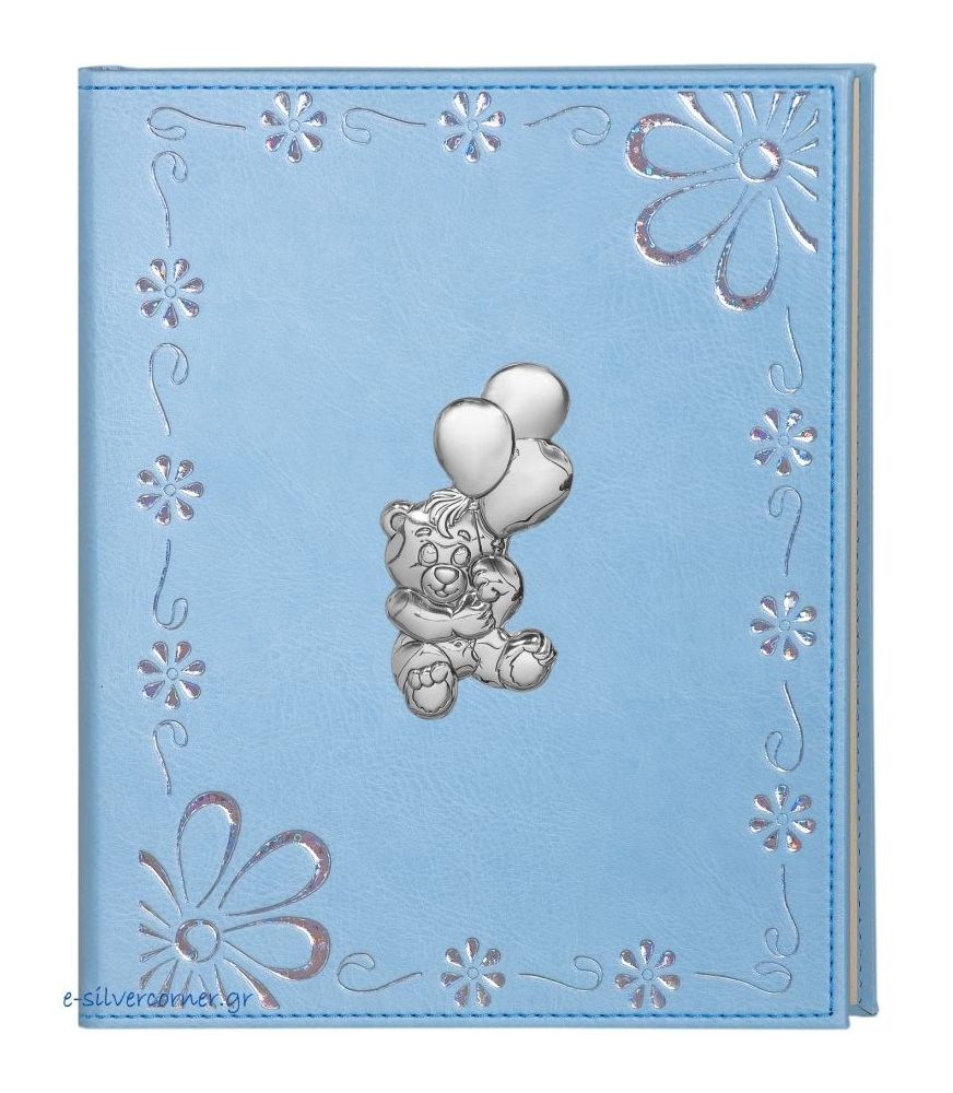Ciel Leather Photo Album with Daisies and Balloons