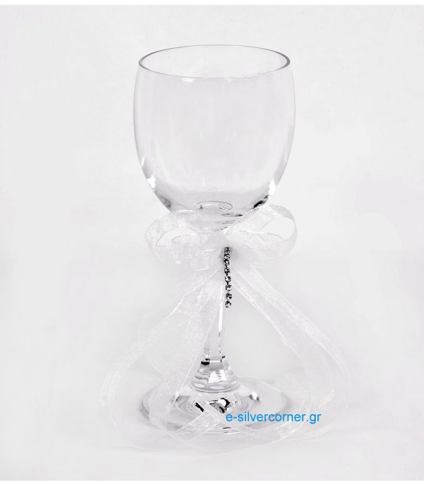 Crystal Wedding Wine Glass BOHEMIAN MARIGOLD